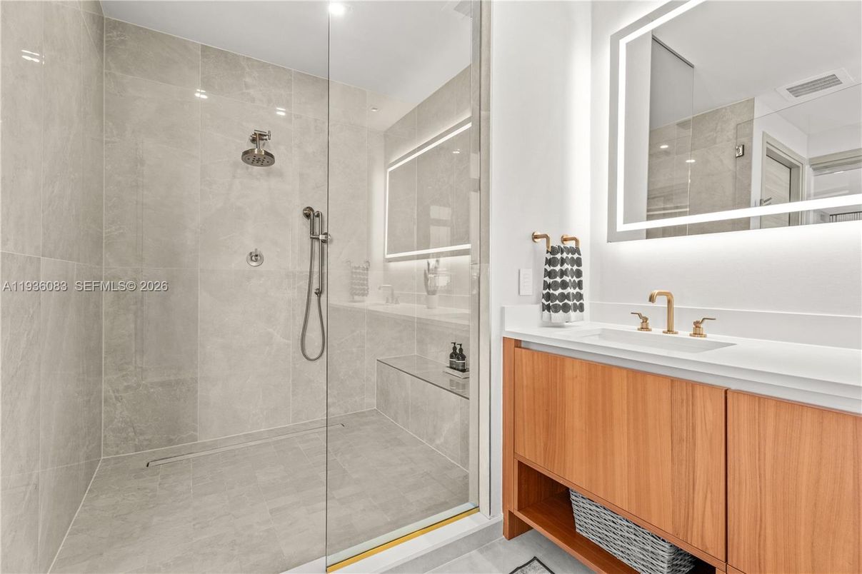 Bathroom, Glass Shower, Interior
