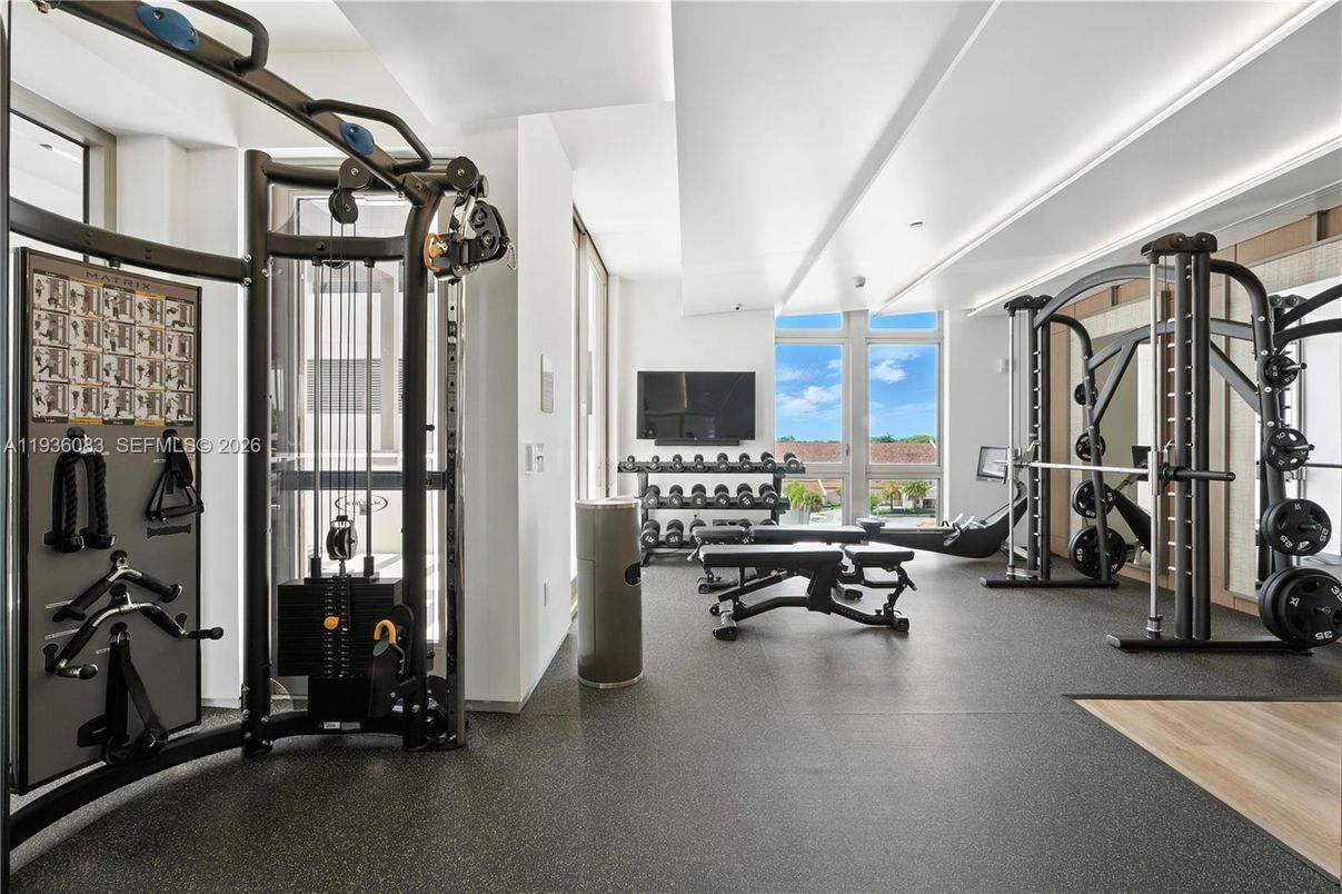 Fitness Equipment, Gym, Interior
