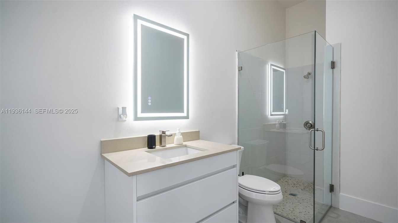 Bathroom, Glass Shower, Interior