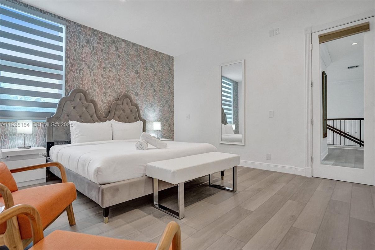 Bedroom, Interior, Wood Texture Flooring