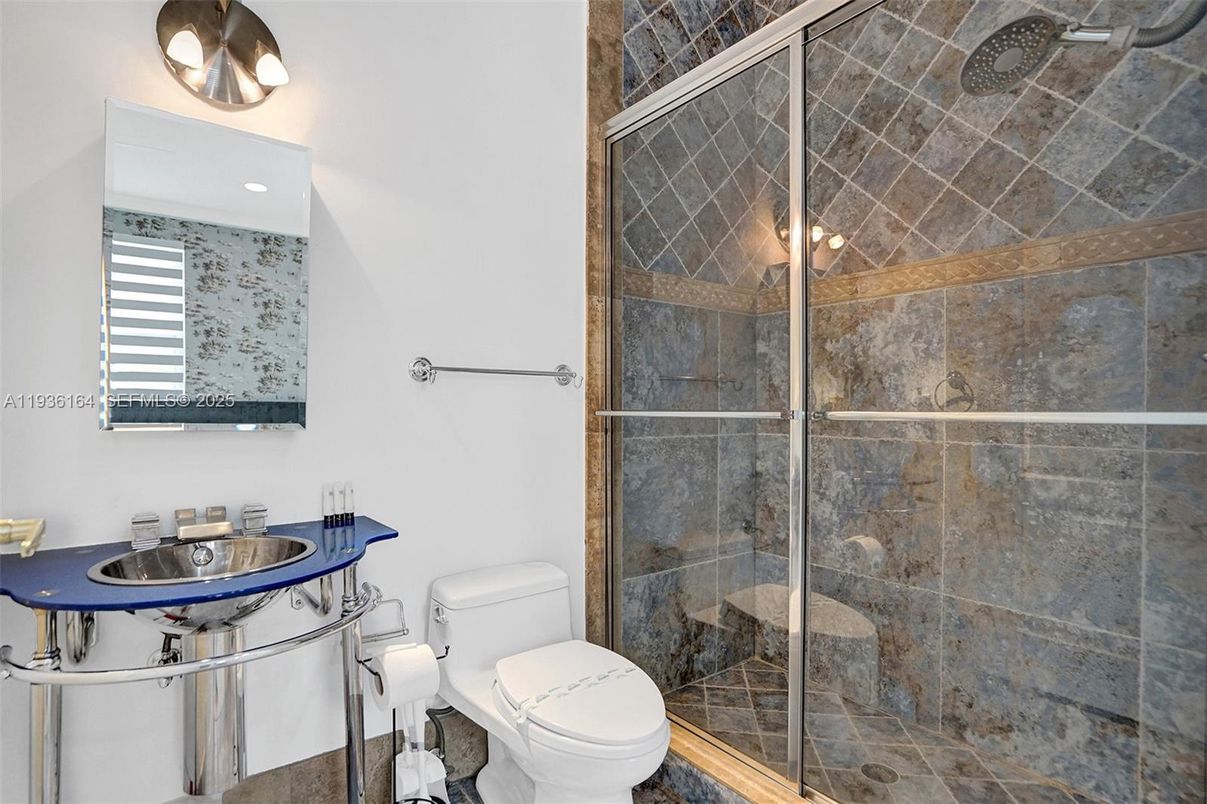 Bathroom, Glass Shower, Interior