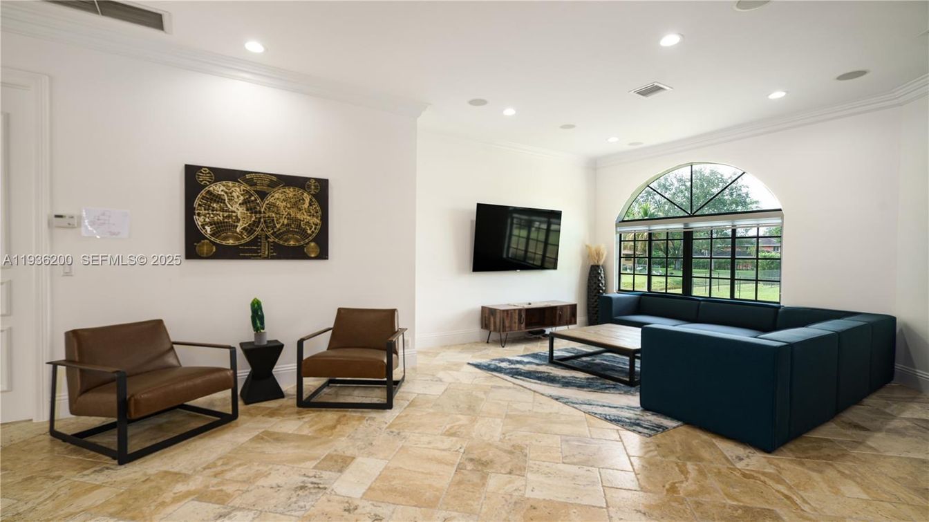 Interior, Living room, Recessed Lighting