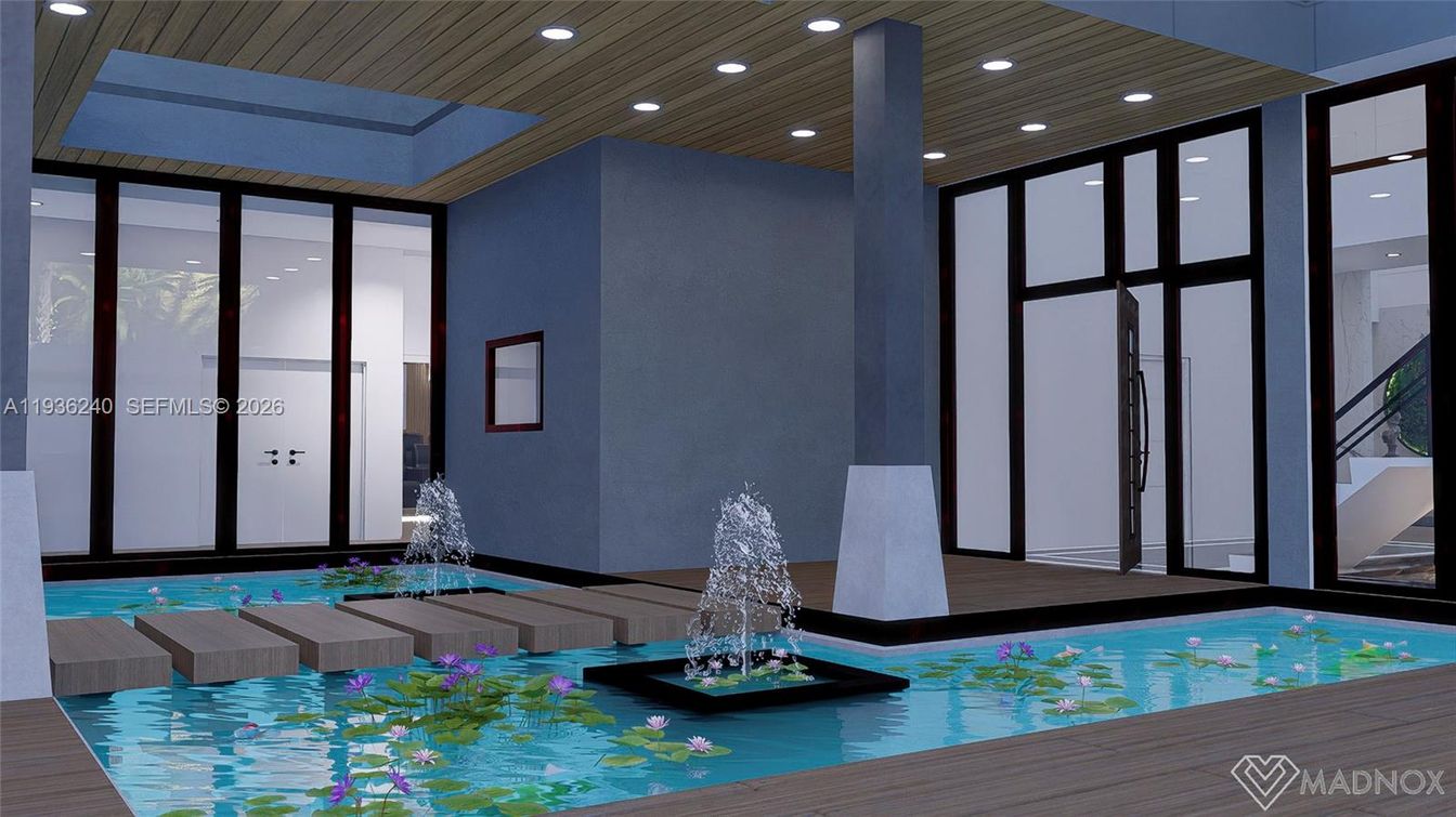 Interior, Pool, Recessed Lighting