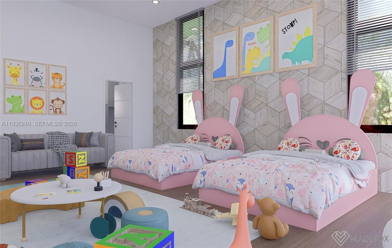 Bedroom, Interior, Recessed Lighting