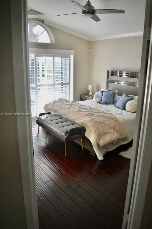 Bedroom, Interior, Wood Texture Flooring