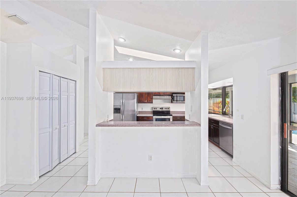 Interior, Kitchen, Recessed Lighting, Stainless Steel Appliances