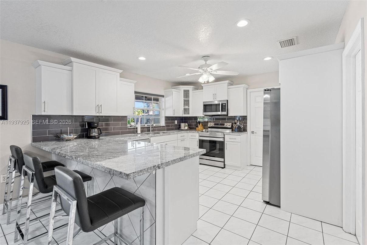 Interior, Kitchen, Recessed Lighting, Stainless Steel Appliances