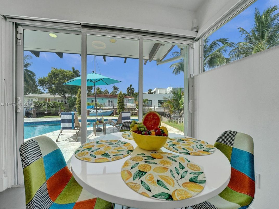 Dining room, Interior, Water