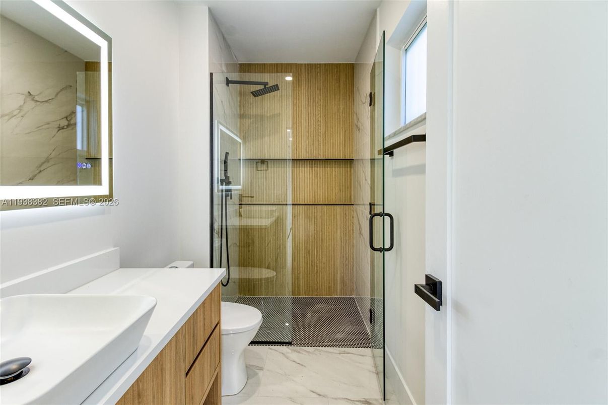 Bathroom, Glass Shower, Interior, Marble, Marble Walls