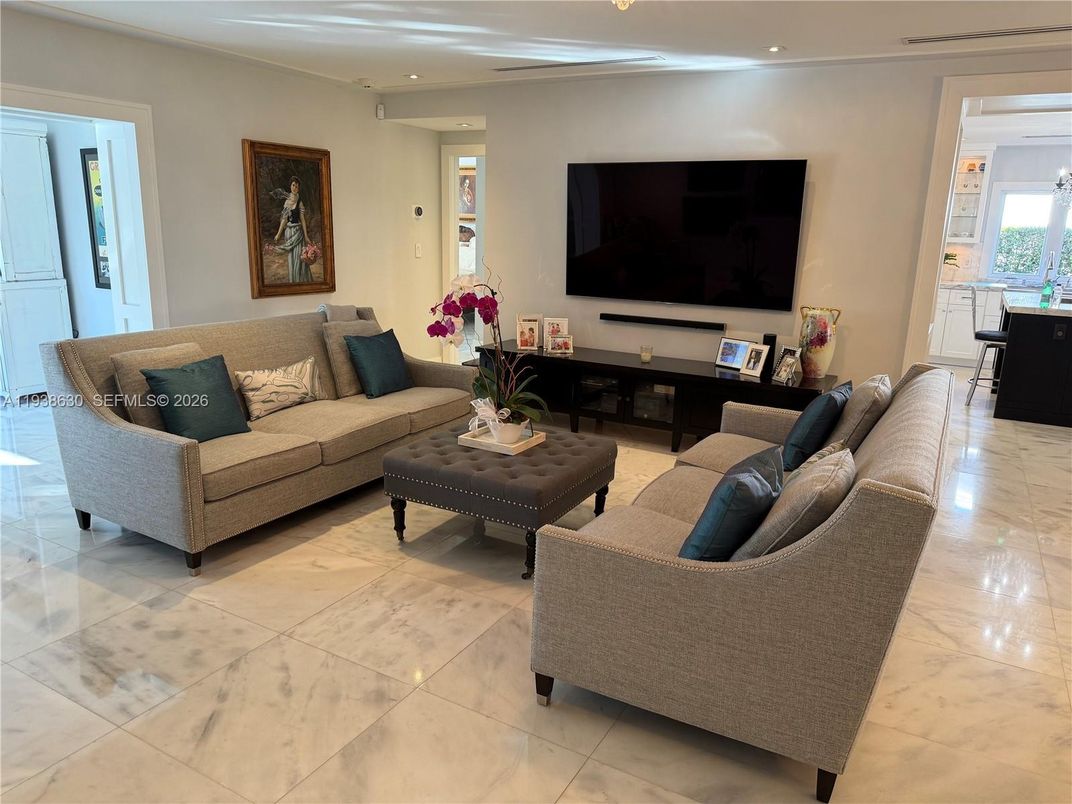 Interior, Living room, Marble, Recessed Lighting