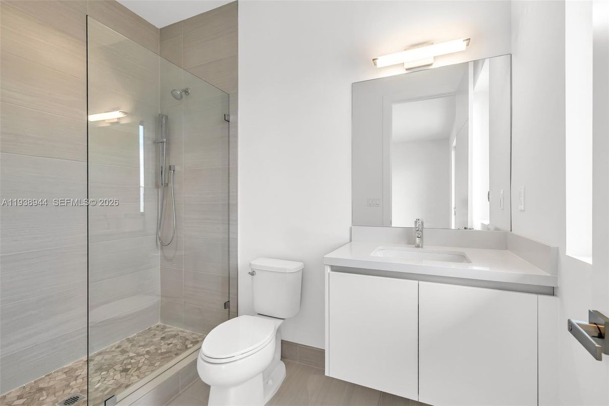 Bathroom, Glass Shower, Interior