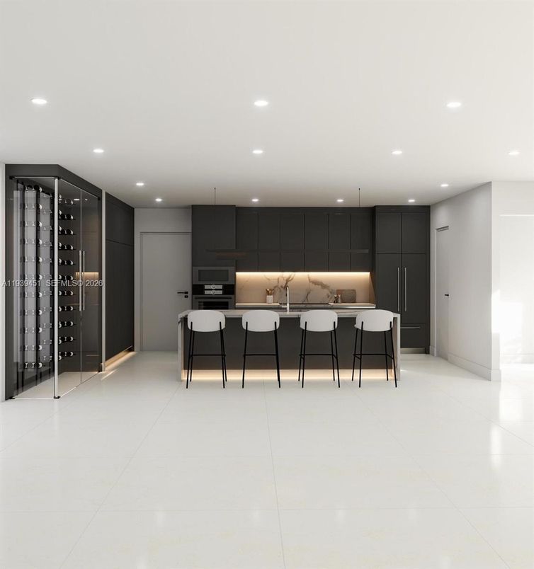 Interior, Kitchen, Pendant Lights, Recessed Lighting