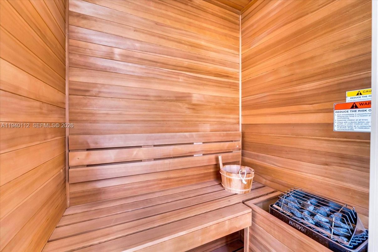Interior, Sauna Room