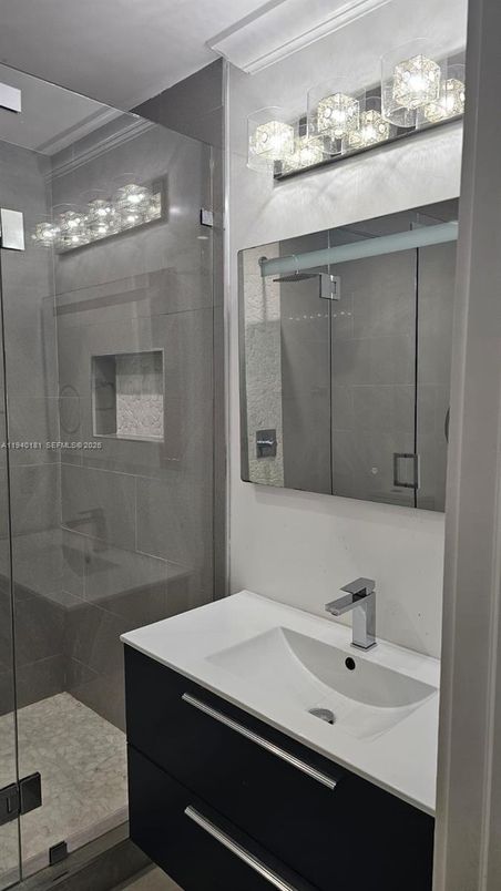 Bathroom, Glass Shower, Interior