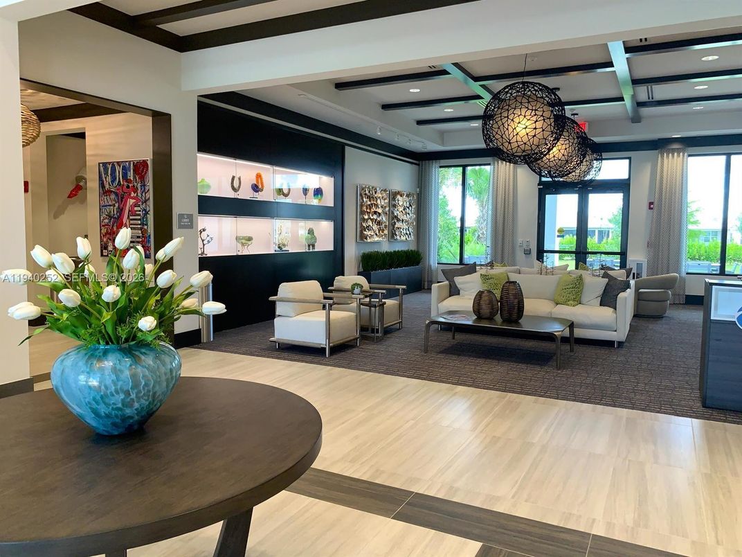 Interior, Living room, Pendant Lights, Recessed Lighting, Wood Texture Flooring