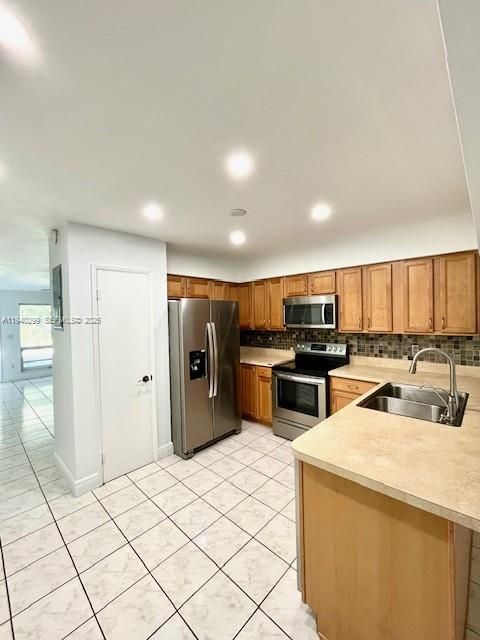 Interior, Kitchen, Recessed Lighting, Stainless Steel Appliances