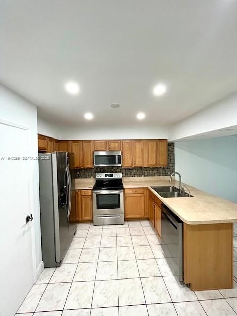 Interior, Kitchen, Recessed Lighting, Stainless Steel Appliances