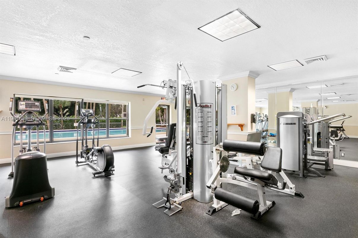 Fitness Equipment, Gym, Interior