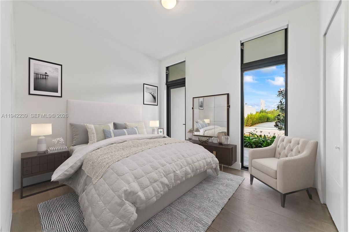 Bedroom, Interior, Wood Texture Flooring