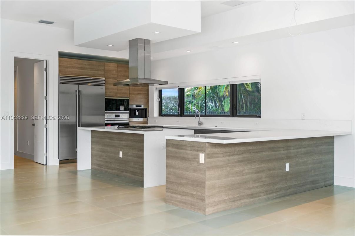 Interior, Kitchen, Recessed Lighting, Stainless Steel Appliances