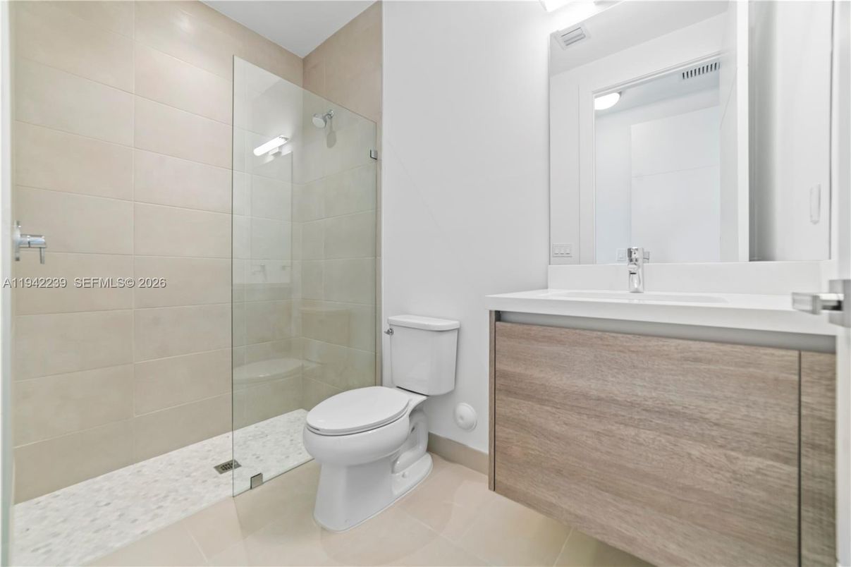 Bathroom, Glass Shower, Interior