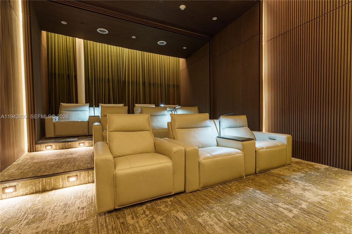 Home Theatre Room, Interior, Recessed Lighting, Theatre Room