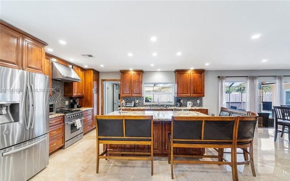Interior, Kitchen, Recessed Lighting, Stainless Steel Appliances