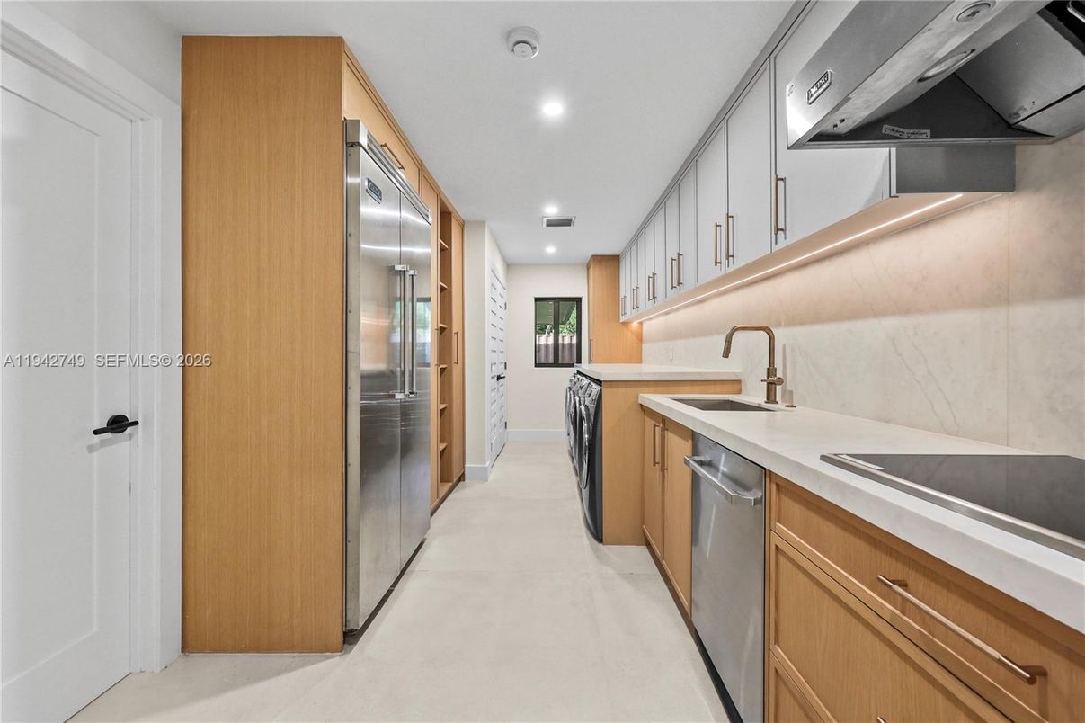 Interior, Kitchen, Recessed Lighting, Stainless Steel Appliances