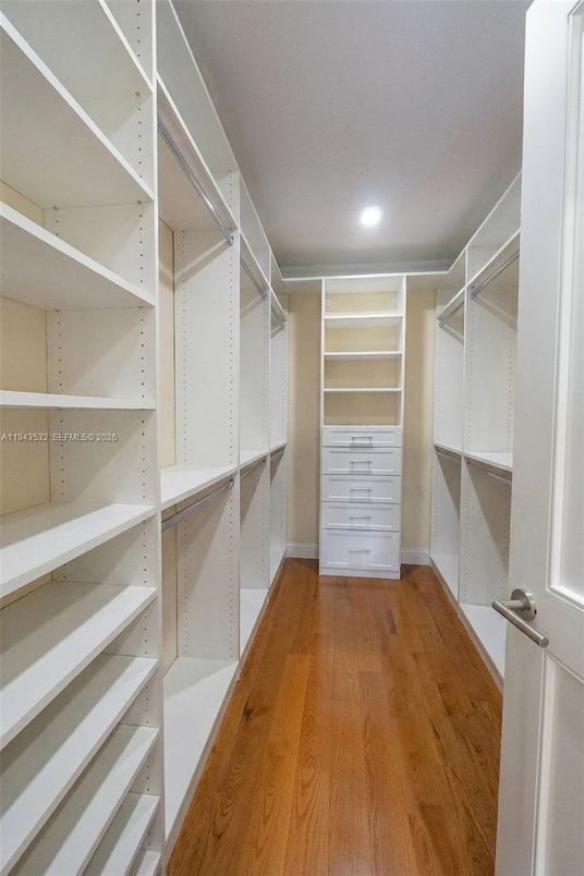Interior, Recessed Lighting, Walk-in Closets, Wood Texture Flooring