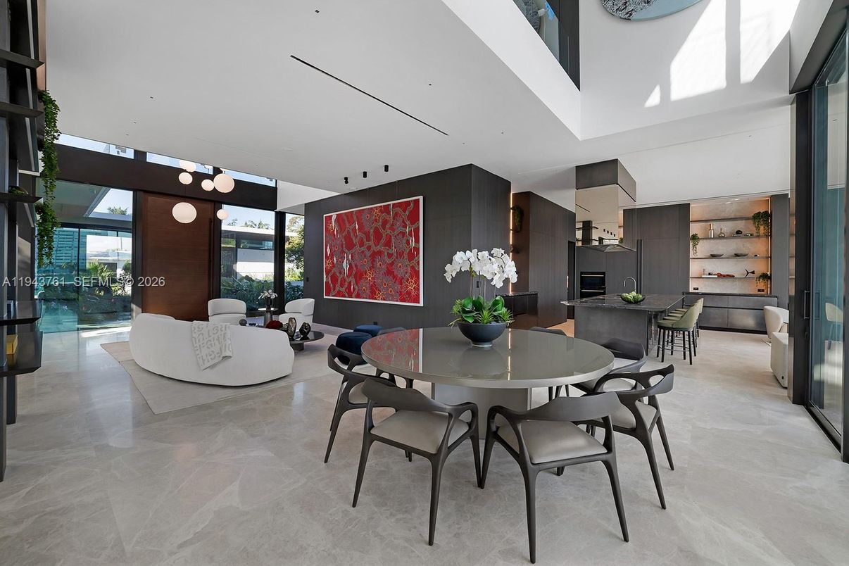 Dining room, Interior, Kitchen, Living room