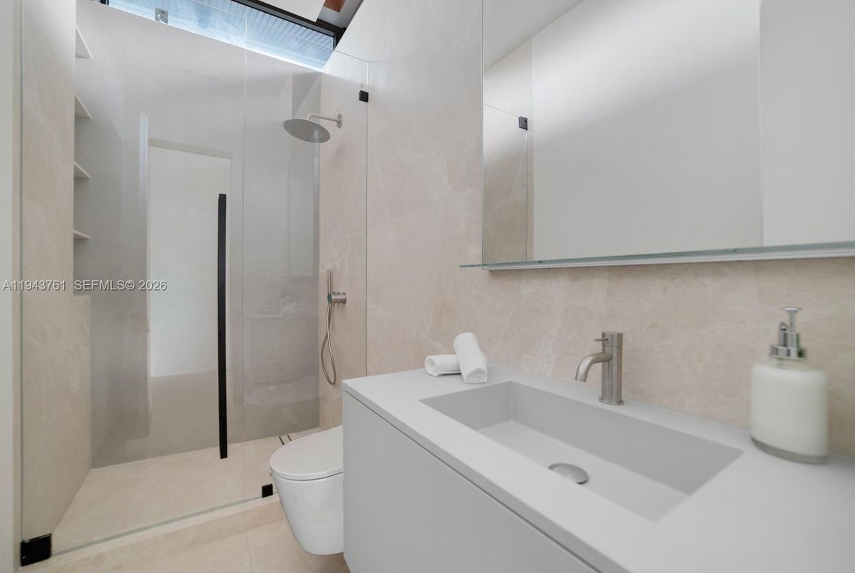 Bathroom, Glass Shower, Interior