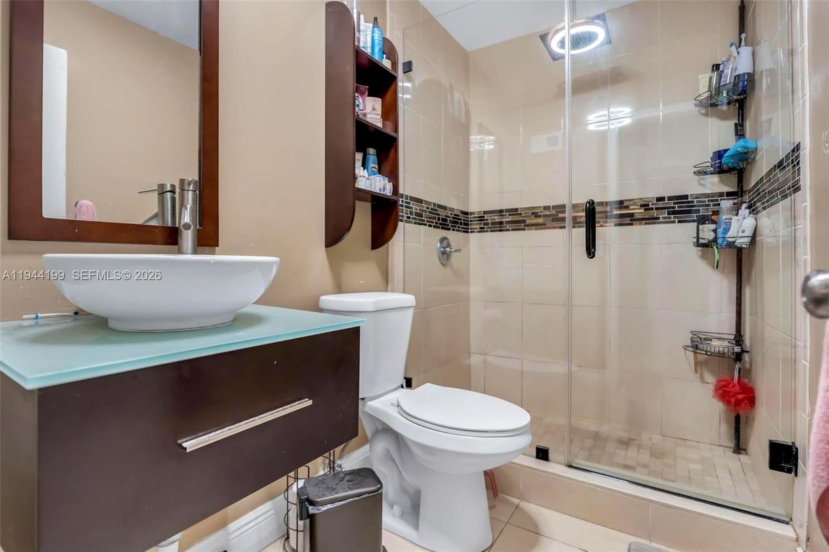 Bathroom, Glass Shower, Interior