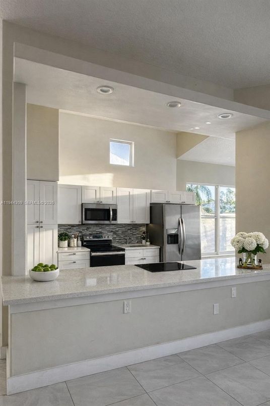 Interior, Kitchen, Recessed Lighting, Stainless Steel Appliances