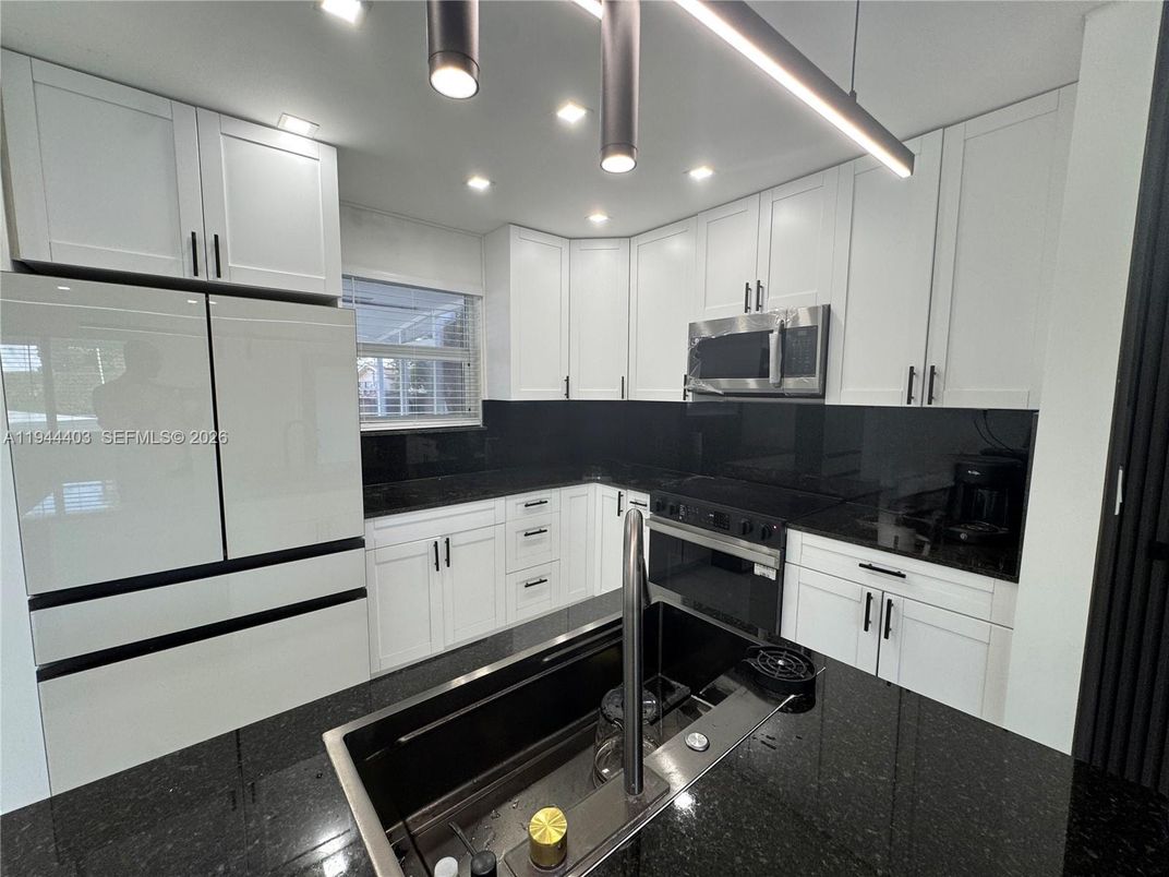 Interior, Kitchen, Recessed Lighting, Stainless Steel Appliances