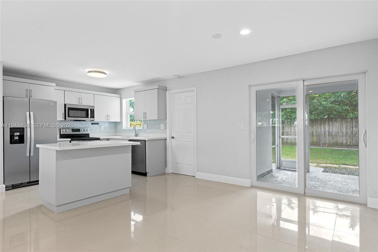 Interior, Kitchen, Recessed Lighting, Stainless Steel Appliances