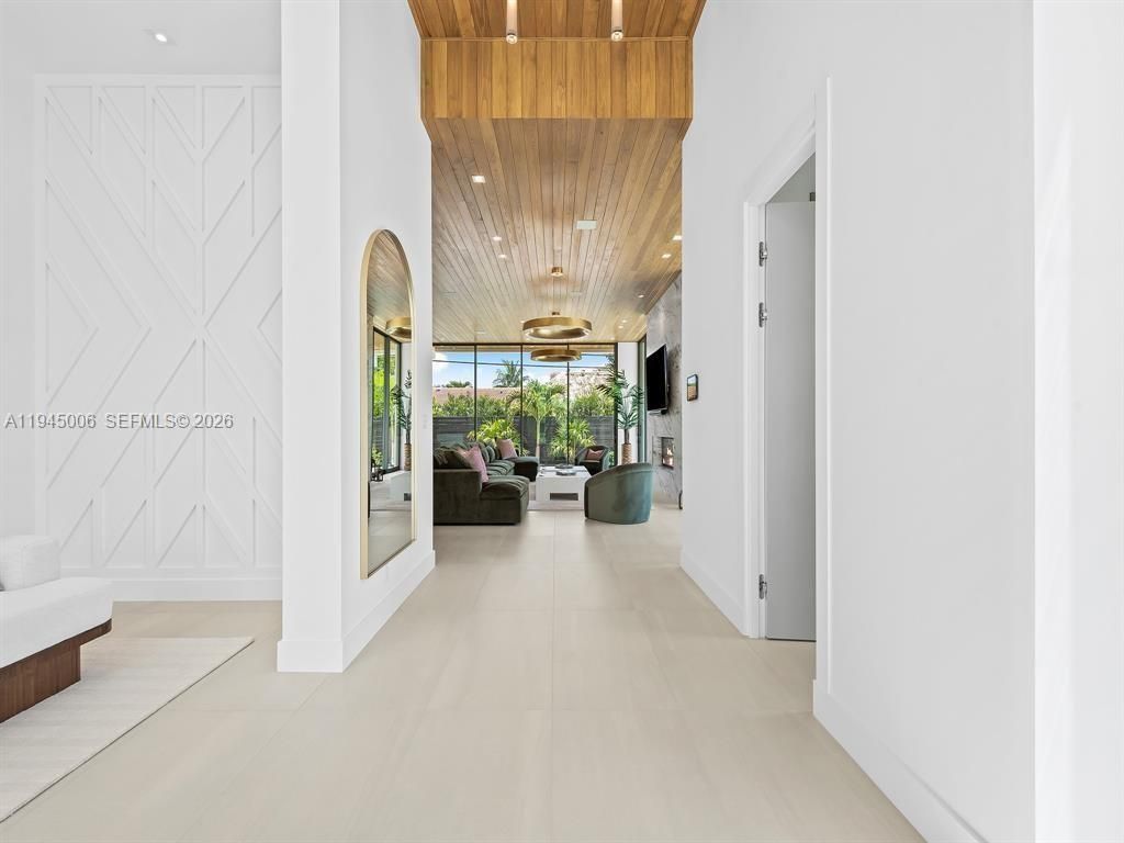 Interior, Recessed Lighting, Wooden Ceilings