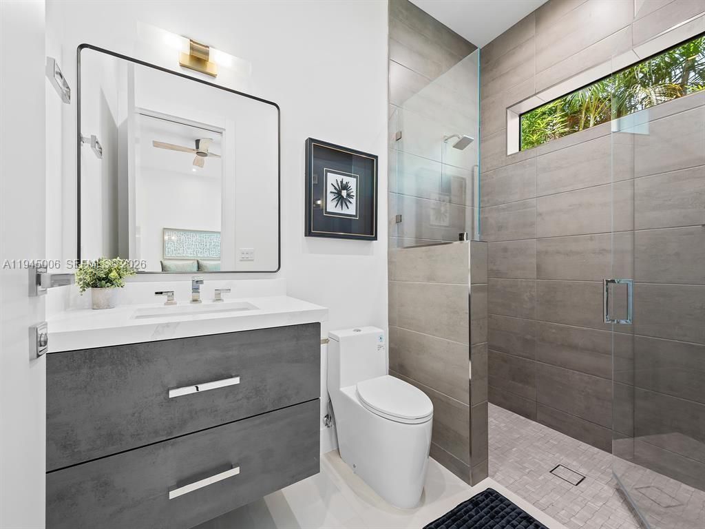Bathroom, Glass Shower, Interior