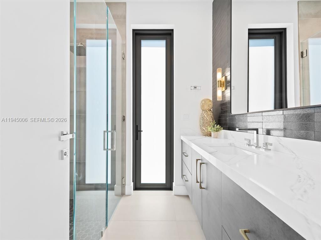 Bathroom, Glass Shower, Interior