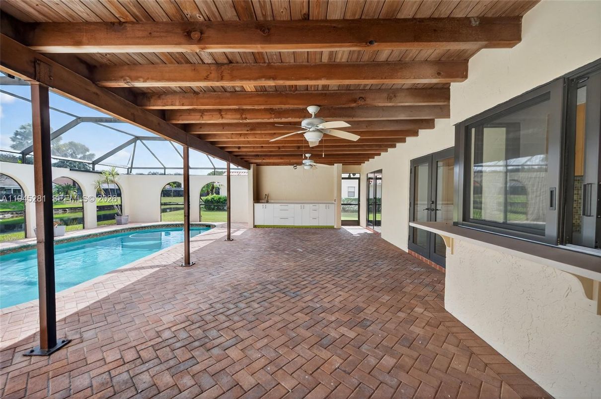 Glass Ceilings, Interior, Pool, Sun Room, Wooden Beams, Wooden Ceilings