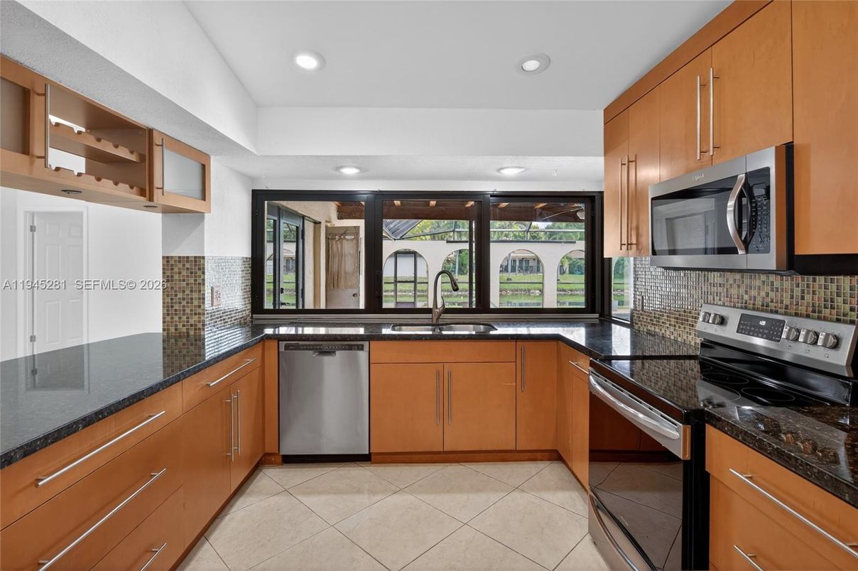 Interior, Kitchen, Recessed Lighting, Stainless Steel Appliances