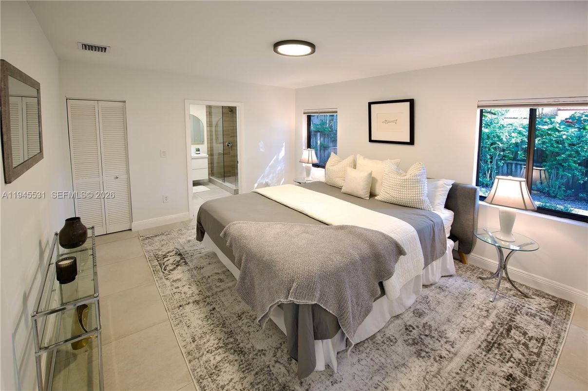 Bedroom, Interior, Recessed Lighting