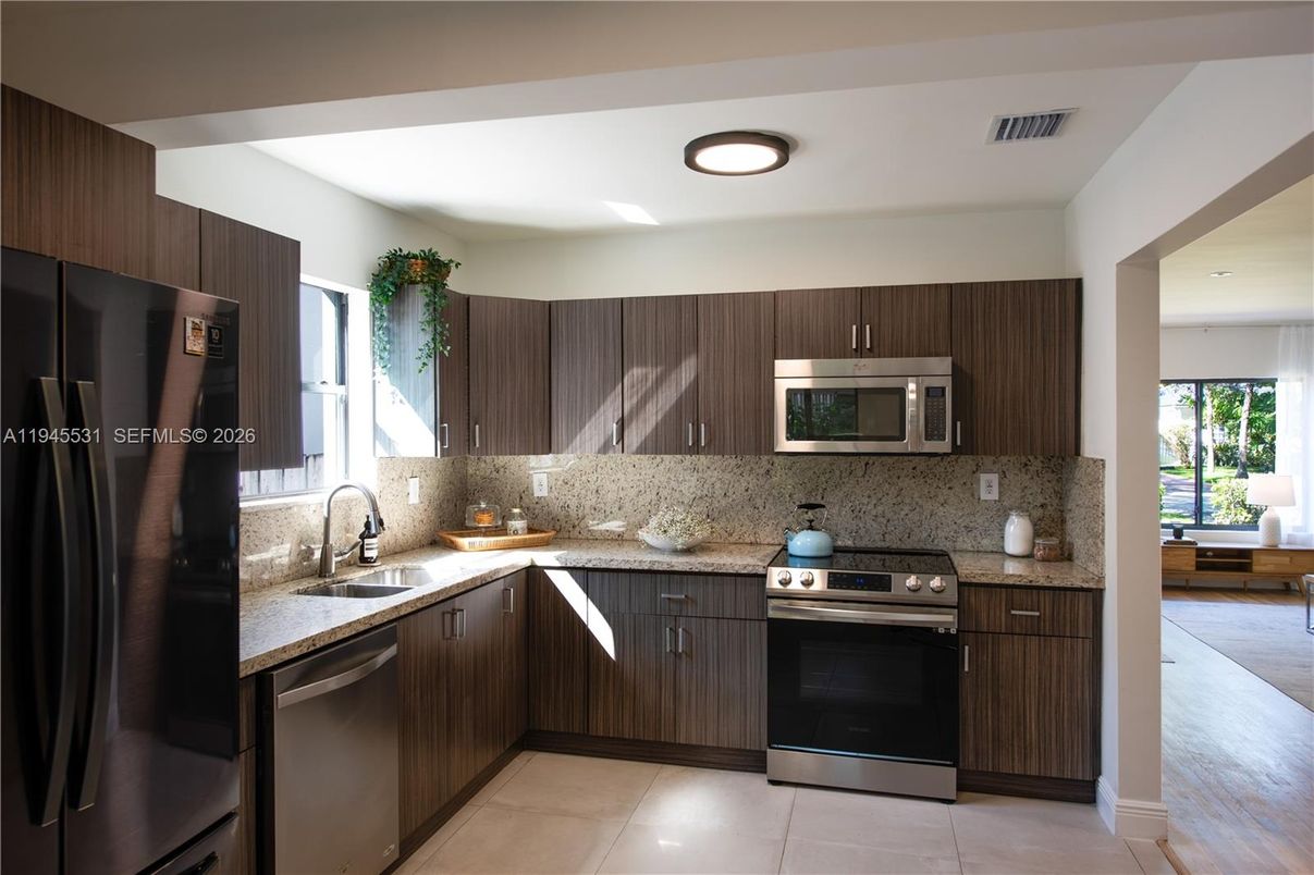 Interior, Kitchen, Recessed Lighting, Stainless Steel Appliances