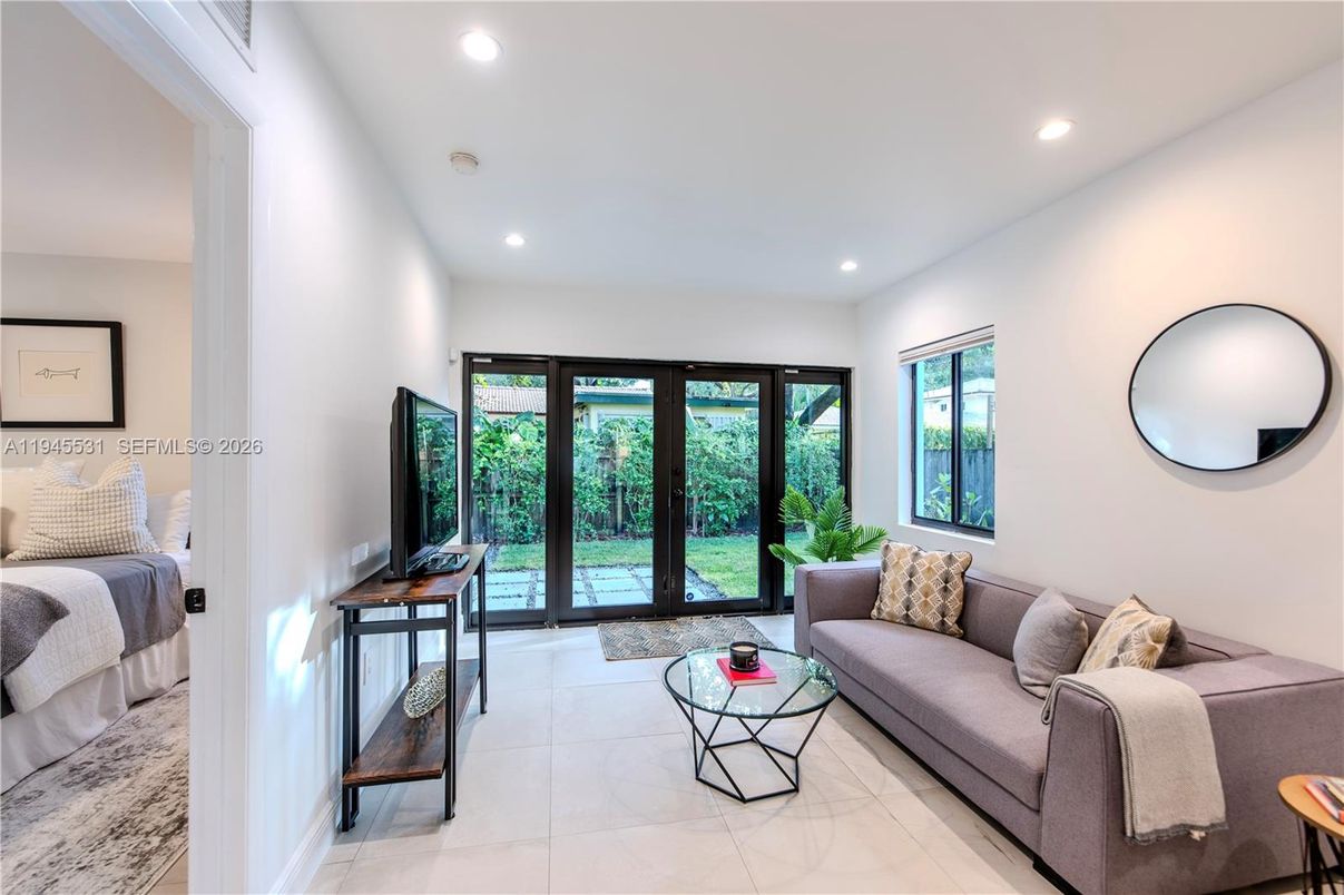 Interior, Living room, Recessed Lighting