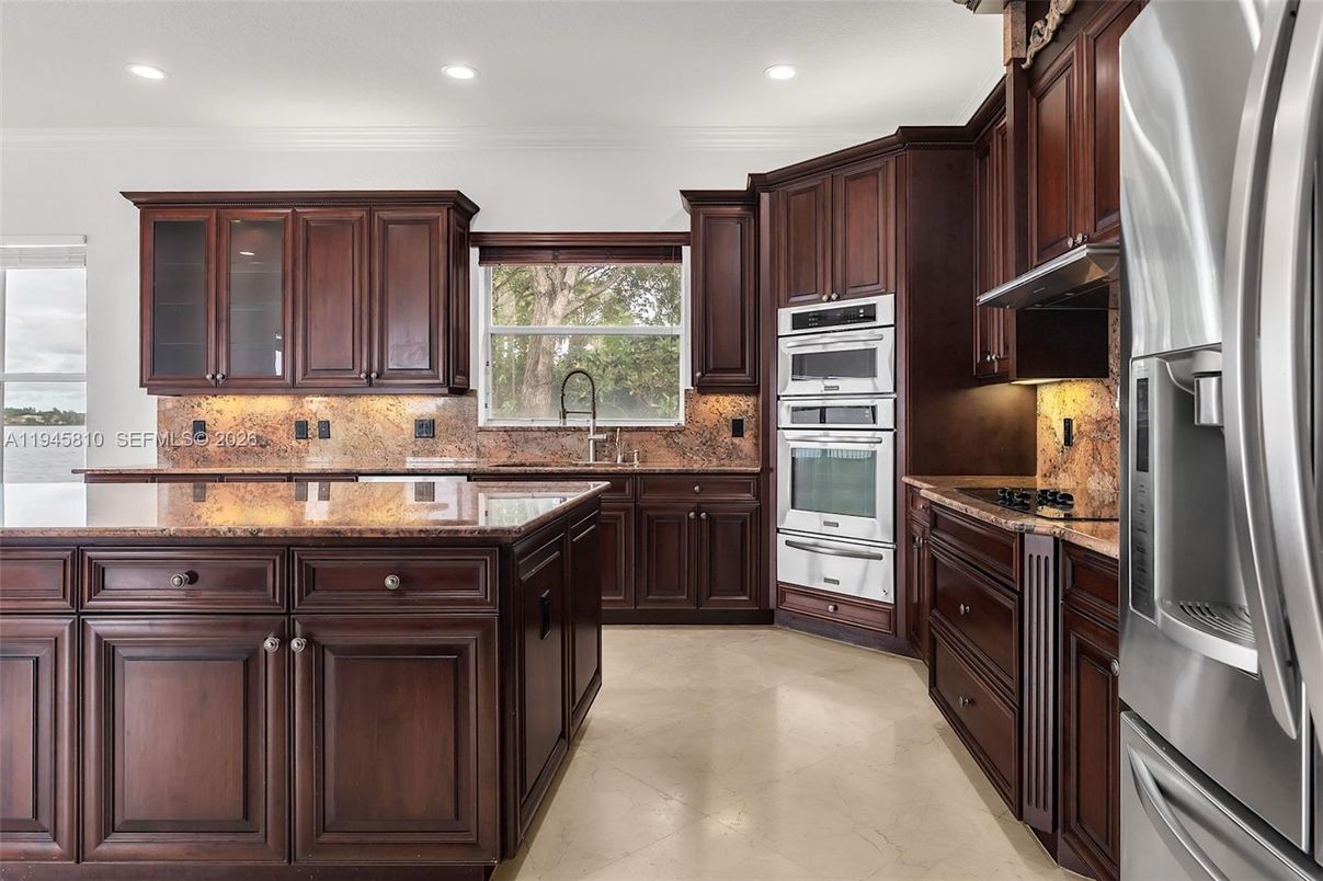 Interior, Kitchen, Recessed Lighting, Stainless Steel Appliances