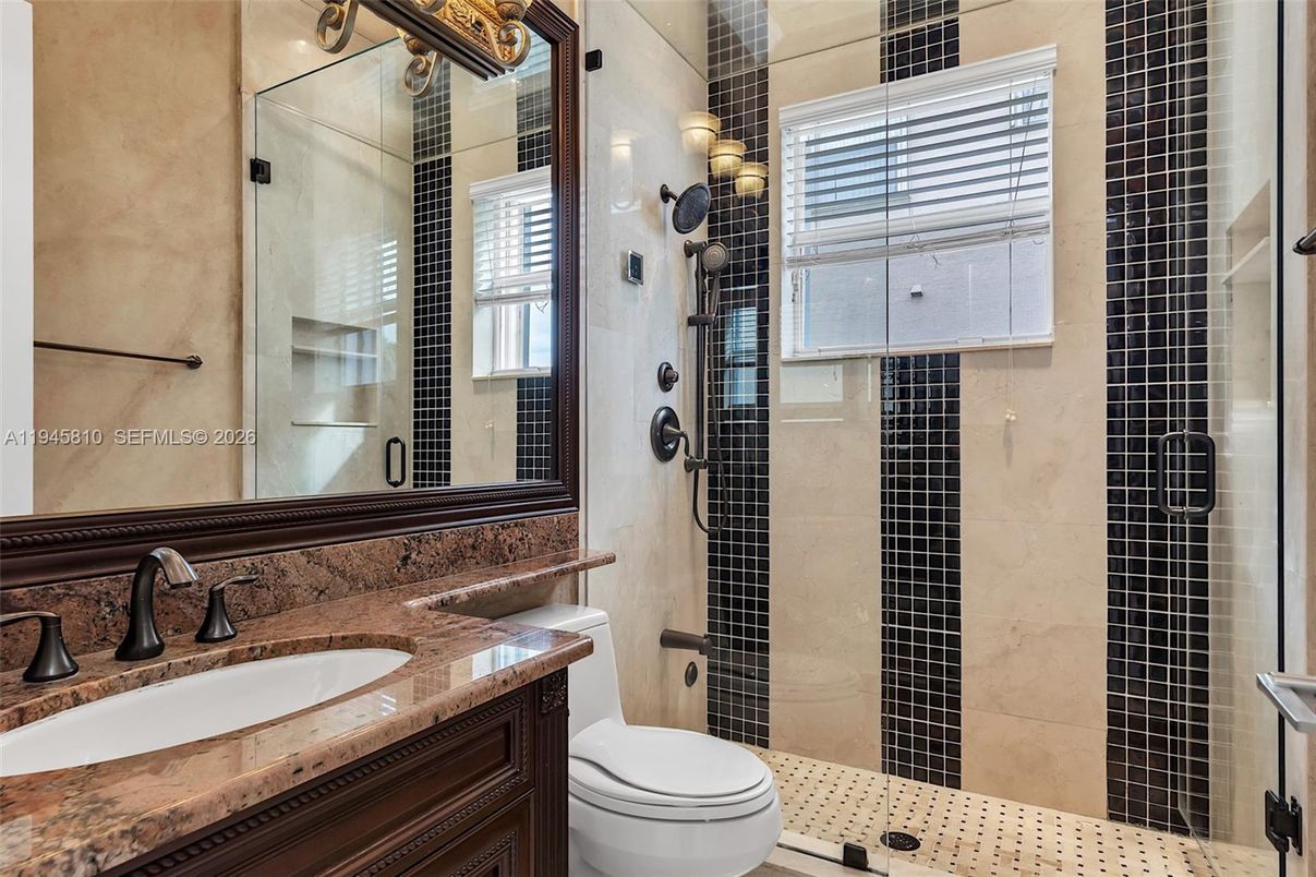 Bathroom, Glass Shower, Interior