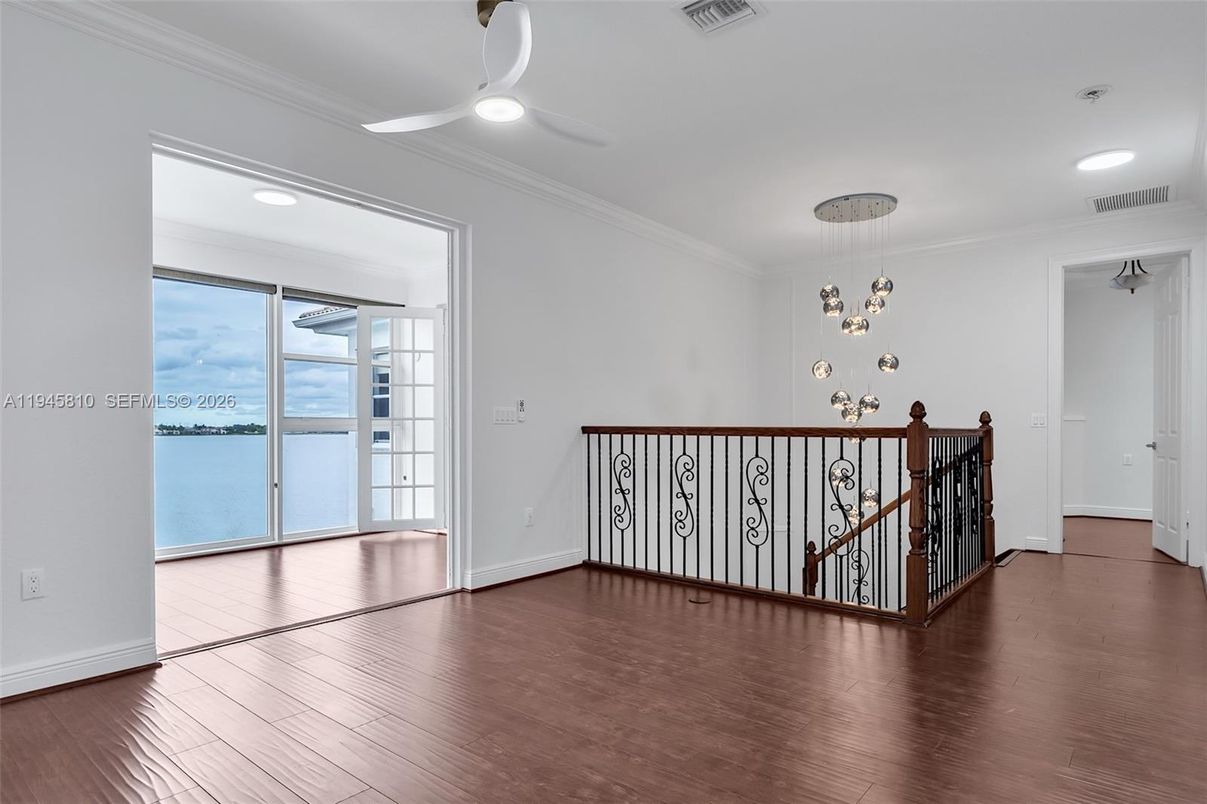 Interior, Pendant Lights, Recessed Lighting, Water, Wood Texture Flooring