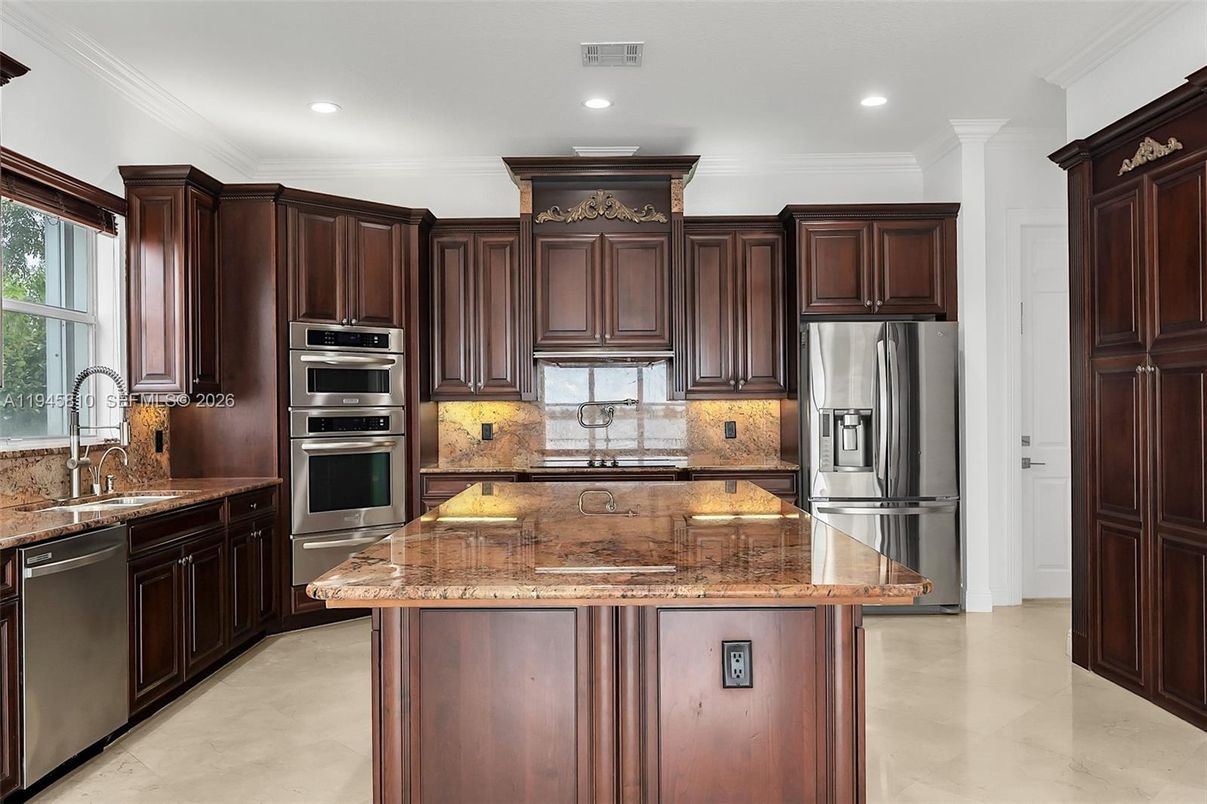 Interior, Kitchen, Recessed Lighting, Stainless Steel Appliances