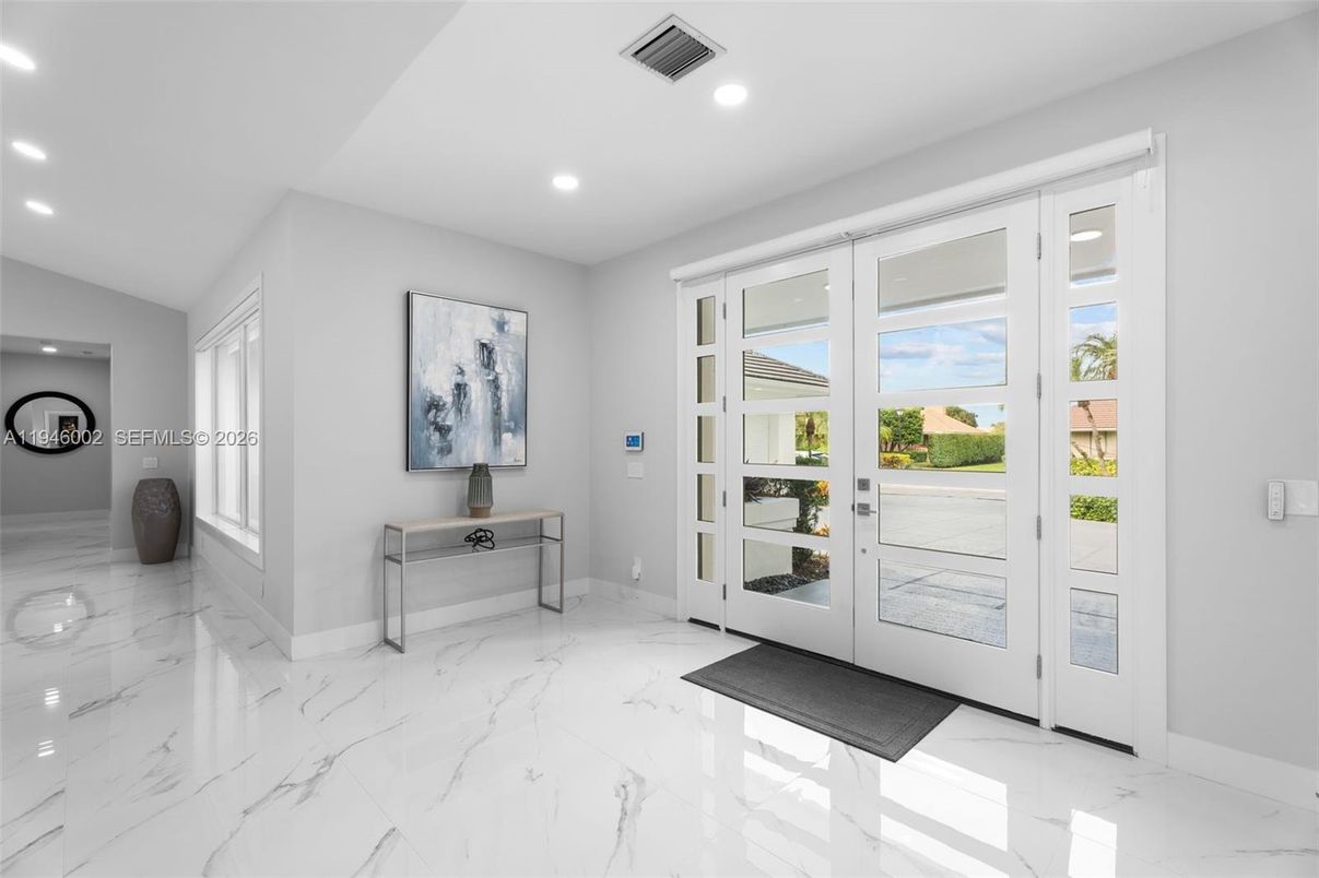 Interior, Marble, Recessed Lighting