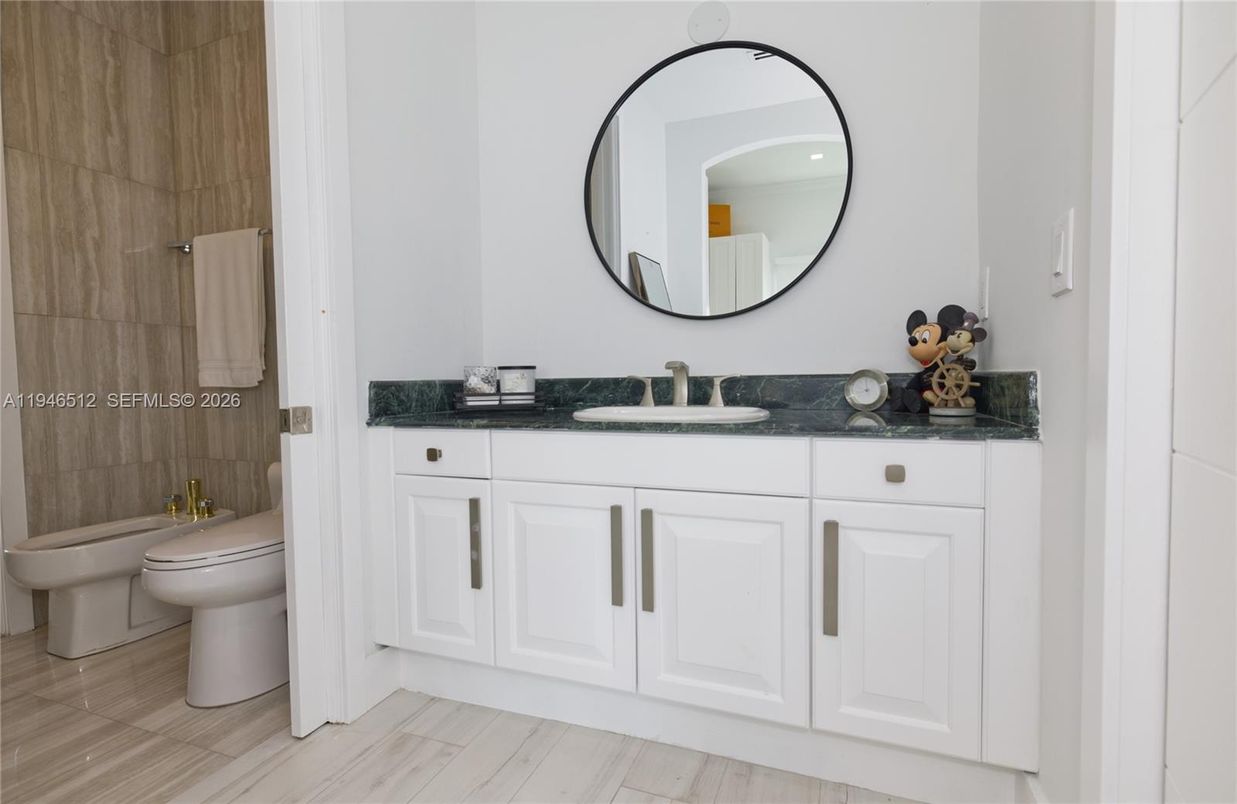 Bathroom, Interior, Wood Texture Flooring