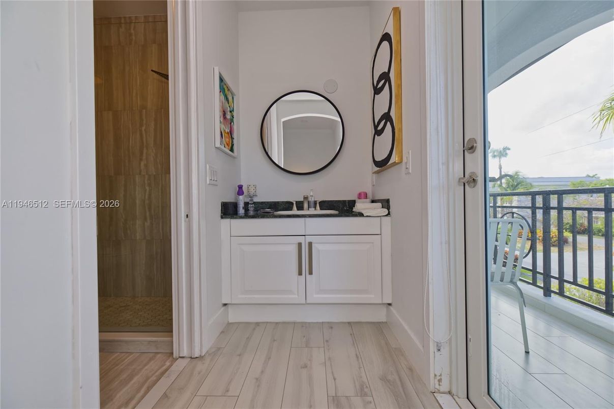 Bathroom, Interior, Wood Texture Flooring